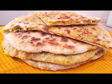 Видео: ЛЕПЕШКИ ПИТЫ БЕЗ ДУХОВКИ С НАЧИНКОЙ / FILLED PITA BREAD WITHOUT OVEN