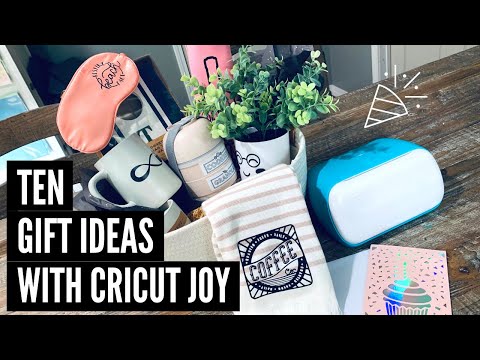 Видео: 10 проектов Cricut Joy для начинающих