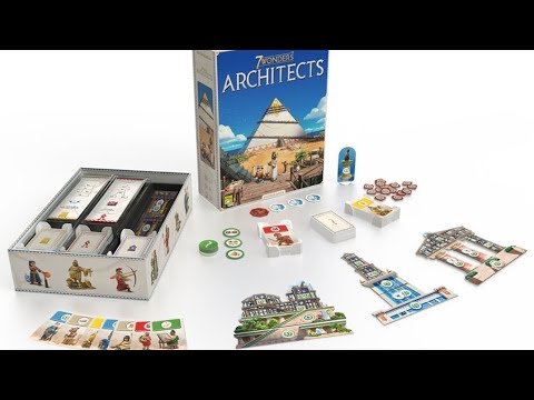 Видео: 7 чудес архитекторы настольная игра