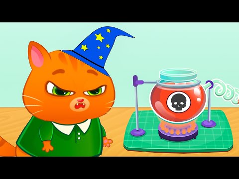 Видео: Суровый КОТИК БУБУ #89. Новые волшебные зелья. Мультик ИГРА про котят на Игрули TV