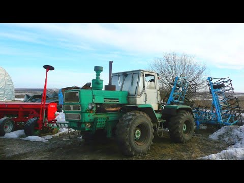 Видео: Продолжаю обслуживание ХТЗ. Цепляю к Т-150К культиватор КПС-8.