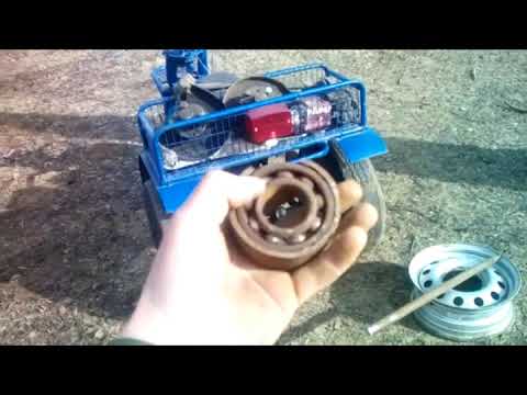 Видео: самодельная ступица.