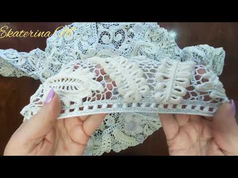 Видео: Блузка ГАРМОНИЯ, в технике Ирландское кружево. Обзорное видео.