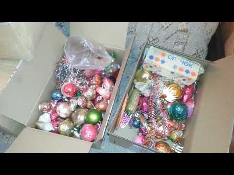 Видео: Мои находки - Ёлочные игрушки СССР. Нарядил ёлку. С Наступающим Новым годом)