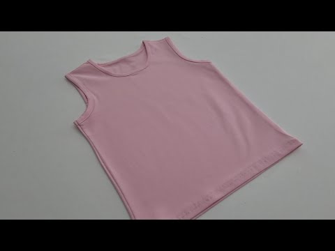 Видео: Как сшить майку / Easy Athletic Making for Kids