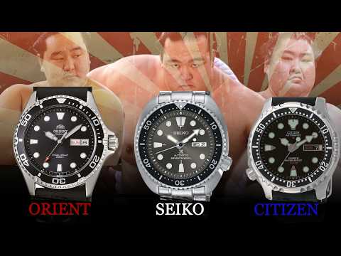 Видео: Битва трех тяжеловесов: Orient, Seiko и Citizen - три японские ёкодзуны
