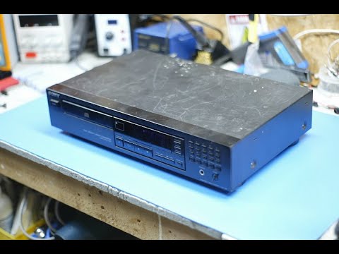 Видео: CD-плеер Sony CDP-491 * 1991 г., восстановленный ремонт*