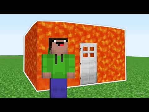 Видео: НУБ ПРОТИВ ЛАВОВОГО ДОМА В МАЙНКРАФТ