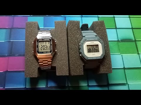 Видео: Обзор двух бюджетных часов Casio A-178WA-1 и W-218HC-2AVEF