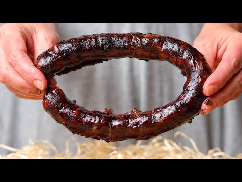 Видео: Стародавня ЧОРНА КОВБАСА в умовах квартири! Покроковий рецепт