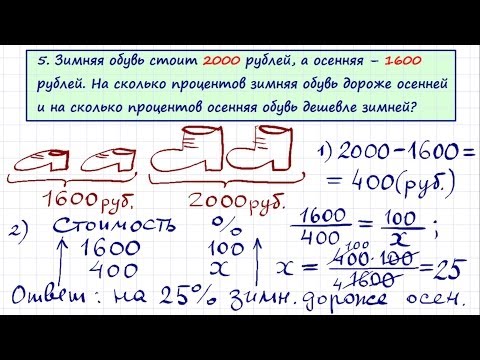 Видео: Задачи на проценты-6