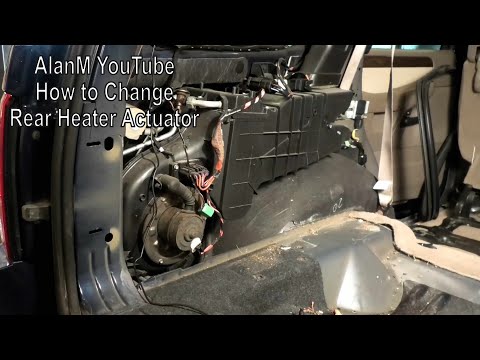 Видео: Ремонт заднего отопителя Ford Explorer 2003 года и как добраться до приводов отопителя. Показаны ...