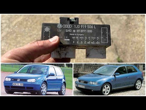 Видео: Как снять модуль вентилятора охлаждения радиатора VW Golf 4, Bora, Jetta, Skoda Octavia 1 Fabia Seat