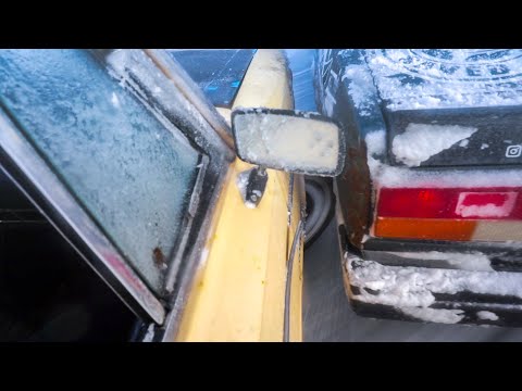 Видео: Winter Drift по льду на Жигули, Lada. Парный дрифт. POV | RAW SOUND. Russia