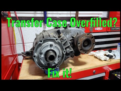 Видео: Раздаточная коробка NP241C — замена уплотнения