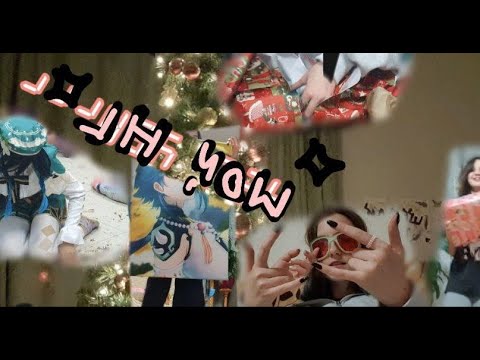 Видео: мой новый год😚😚😦😦😝😝😝😝 венти и ху тао подружки