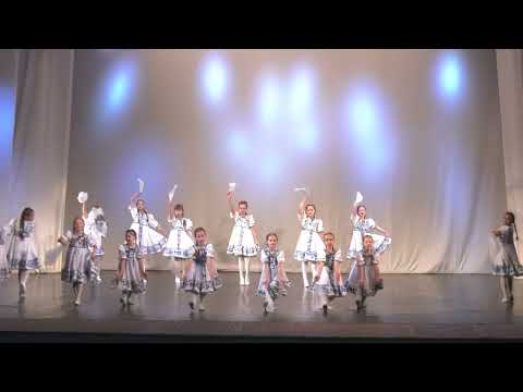 Видео: "Платочки мои" - детский танец, (6-10 лет).