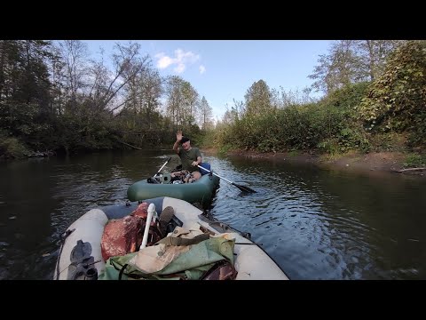 Видео: Сплав по реке Пизь. День первый. Заброска, рыбалка, охота на рябчика с манком.