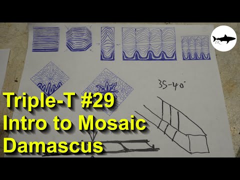 Видео: Triple-T Четверг # 29 - Как сделать мозаичный Дамаск