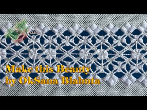 Видео: Красиве заповнення при вишиванні Харданґер | Beautiful  Hardanger Embroidery