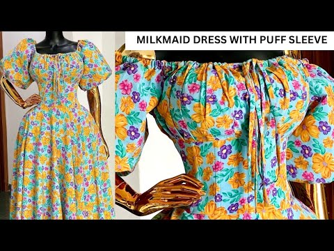 Видео: Как раскроить и сшить это платье-молочницу с косточками на талии