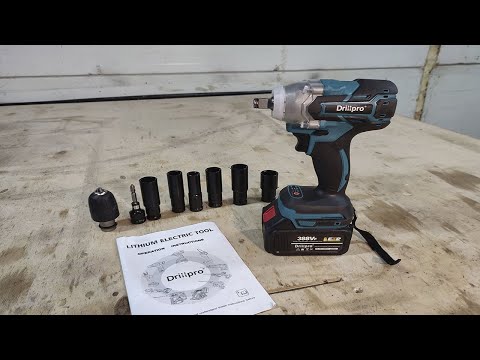 Видео: Аккумуляторный гайковерт из Китая с AliExpress
