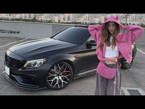 Видео: КРАСАВИЦА НА С63 AMG! ЖЕСТКИЙ ДРИФТ ПО МОСКВЕ!