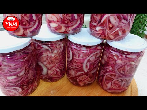 Видео: Те, кто это едят, не болеют 😱 Натуральный антибиотик👌 Маринованные огурцы из фиолетового лука❗Вкусно