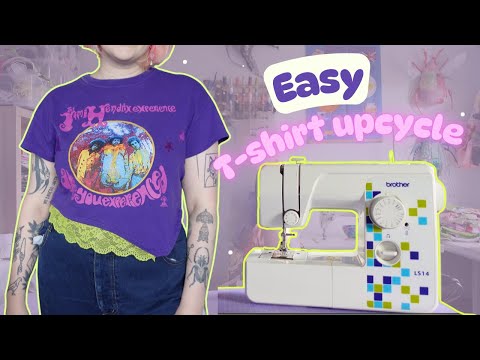Видео: Простая переработка футболок + Как переработать футболки на домашней швейной машинке + Переработк...