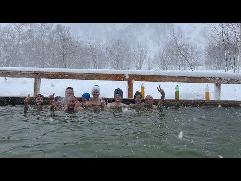 Видео: Пущинские источники, Камчатка, апрель 2023