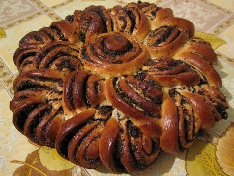 Видео: Пирог с маком "Бабушкина салфетка". Дрожжевое тесто.