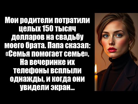 Видео: Мои родители потратили 150 тысяч долларов на свадьбу моего брата, пока банк не назвал их