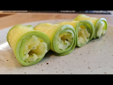 Видео: ПОСТНЫЕ ДИЕТИЧЕСКИЕ РУЛЕТЫ из кабачка и давленного картофеля