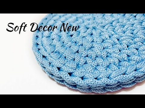 Видео: Супер идеальный круг крючком. Бесшовное соединение хвостиком) | Soft Decor New