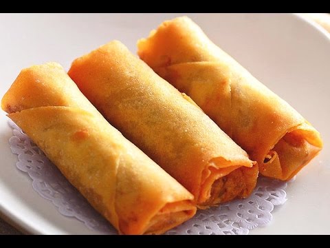 Видео: Как приготовить овощные спринг-роллы Рецепт 春卷, CiCi Li