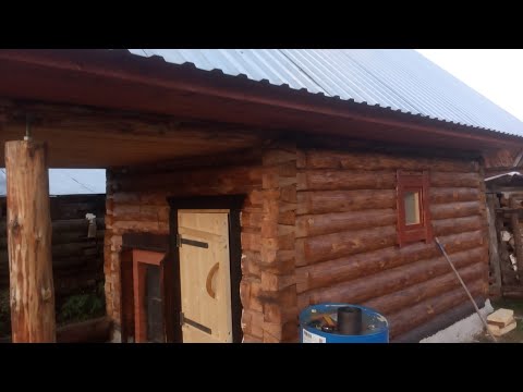 Видео: Дверь,окно,монтаж пола,обработка парной