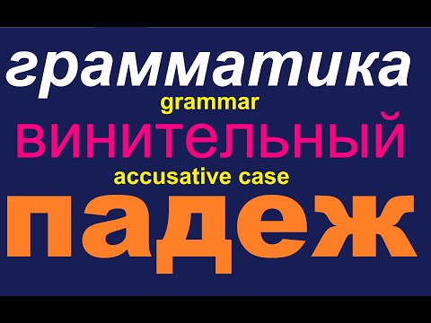 Видео: № 568 Винительный Падеж / грамматика русского языка