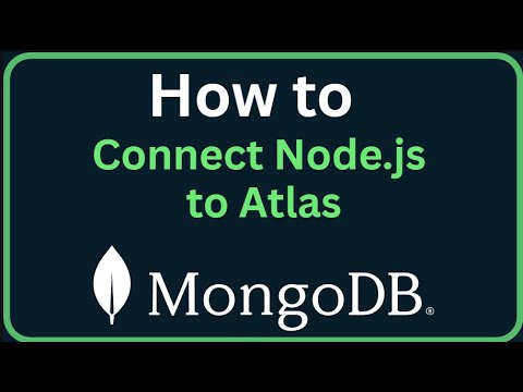 Видео: Как подключить Node.js к MongoDB Atlas (простое руководство)
