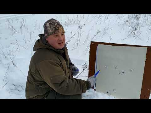 Видео: ИЖ-26 отстрел картечи 8.5-36г главпатрон SilverShot и 8.5-32г ФЕТТЕР на 50м