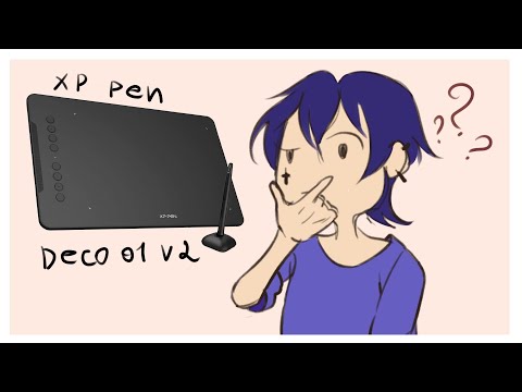 Видео: ОБЗОР НА ПЛАНШЕТ XP-PEN DECO 01 V2