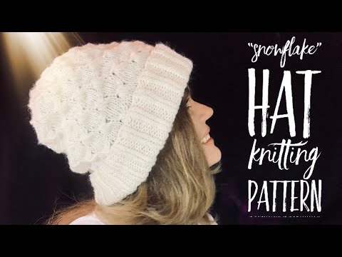 Видео: Вяжем ШАПОЧКУ ❄️ "СНЕЖИНКА" ❄️ СПИЦАМИ / ЭКСКЮЗИВ / KNITTING PATTERN: BEAUTIFUL HAT