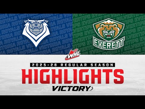 Видео: Victoria Royals против Everett Silvertips 10/4 I WHL: лучшие моменты сезона 2025-26