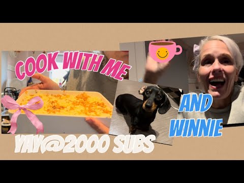 Видео: 🩷Приготовьте ужин вместе со мной! А ещё посмотрите, как Винни делает трюки #дашунд #готовка #любо...