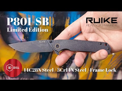 Видео: ‼️RUIKE "P801-SB"Limited Edition.САМЫЙ ТОНКИЙ  #EDC НОЖ для города.Обзор и тест.‼️