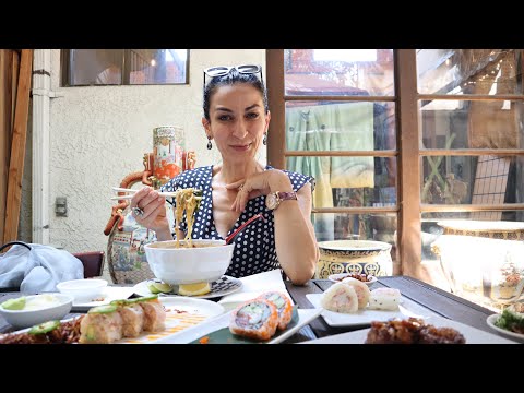 Видео: Обед в Японском Ресторане - Хлеб с Сыром - Эгине - Семейный Влог - Heghineh Vlogs in Russian
