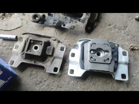 Видео: вибрация по кузову, стук при трогании с места, замена левой опоры форд фокус 2