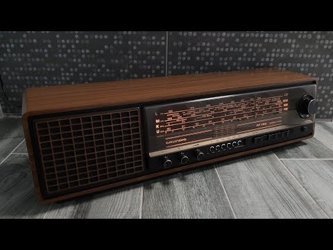 Видео: Тест вінтажного радіо GRUNDIG RF 720 - 1979 рік випуску. Fm - 88-108 MHz. Є AUX.