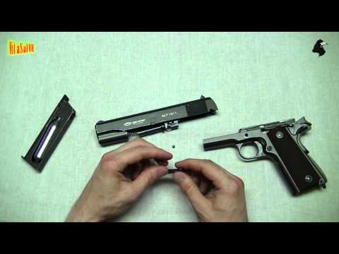Видео: Gletcher CLT 1911 Плюсы и минусы. Исправление проблем. Colt 1911