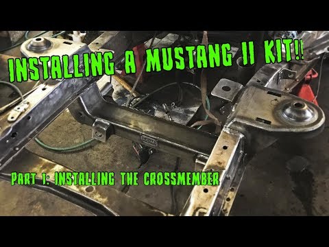 Видео: УСТАНОВКА MUSTANG II!! Часть 1 - Установка поперечины