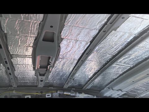 Видео: Виброизоляция крыши Тойота Kамри 70. Видео инструкция.